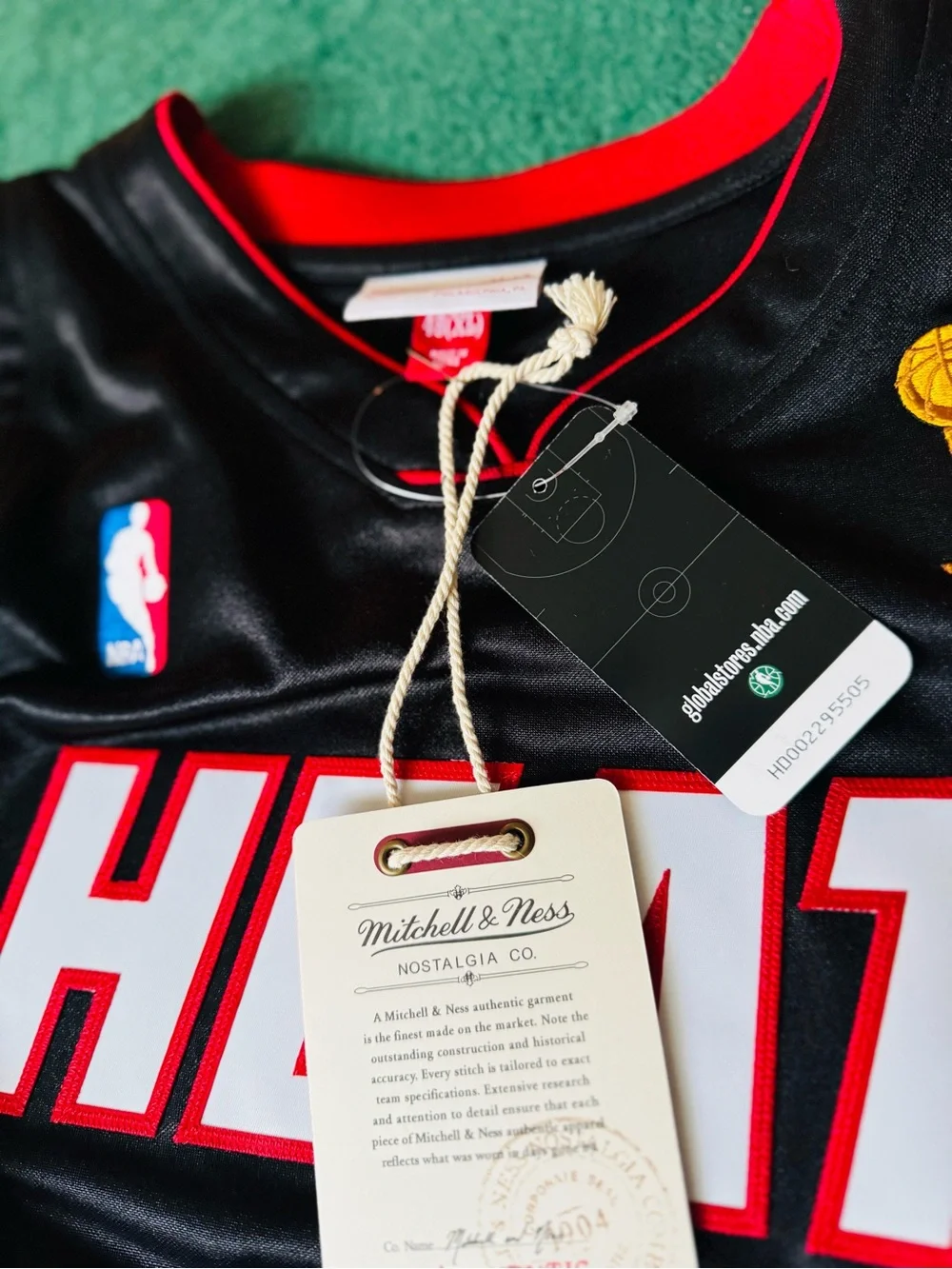 Mitchell & Ness Authentic Miami Heat Basketball Jersey bundle